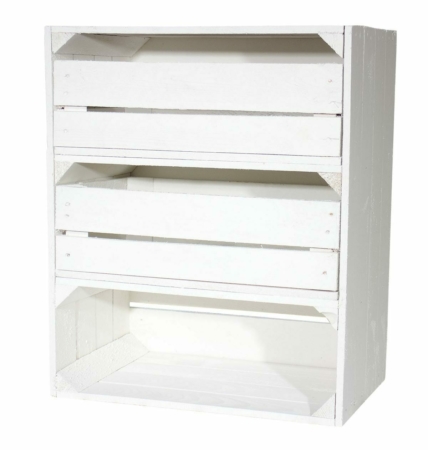 Holzkisten Regal Shabby Chic