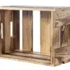 Kleine geflammte Dekokiste - 34x23x19cm - Holzkiste – Bild 3