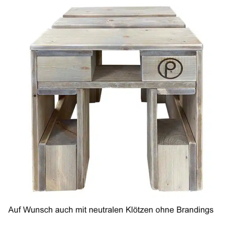 Hocker-Stuhl aus Paletten-Palettenmöbel 24