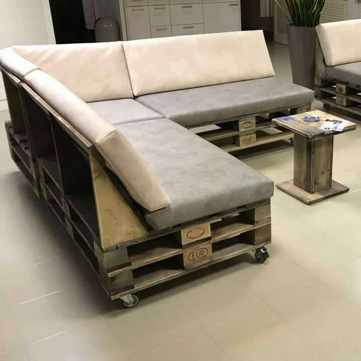 Lounge Eckmodul-Palettenmöbel Sofa