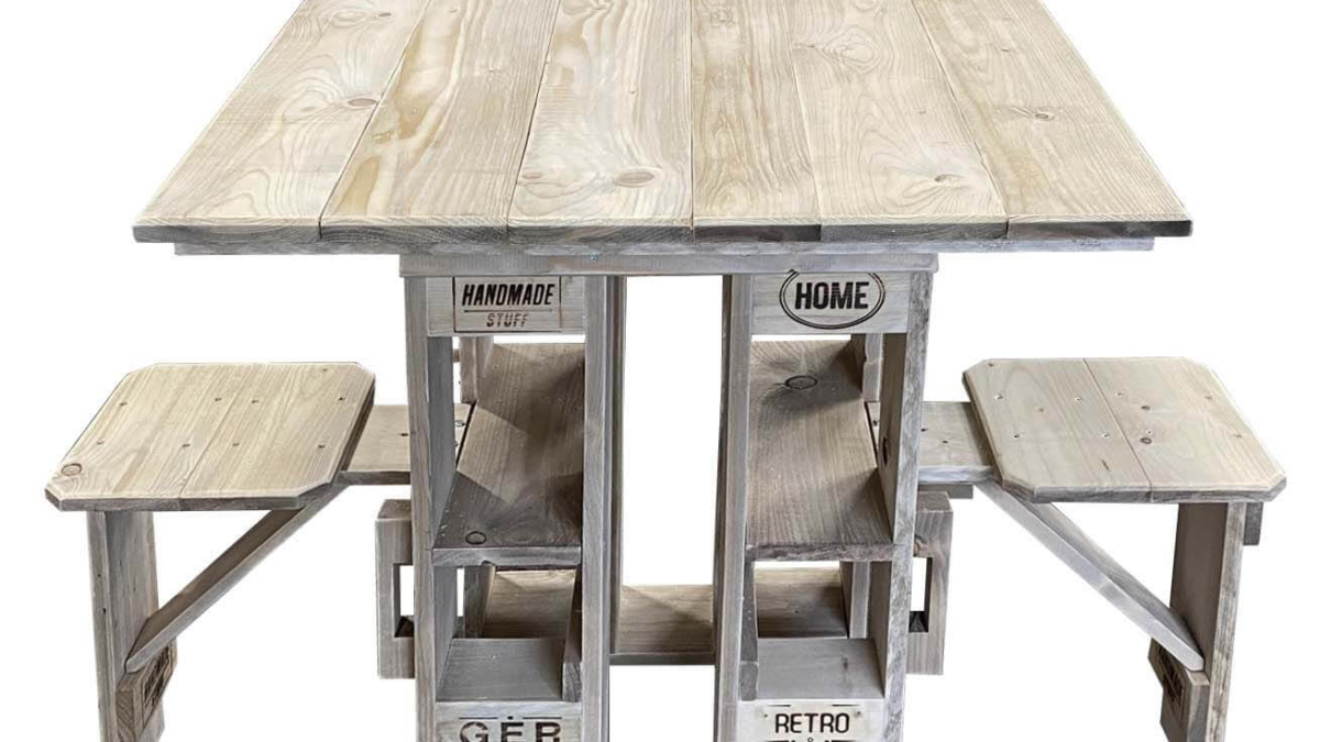 á Tisch Sitz Kombination Aus Europaletten Dein Palettenmobel Shop
