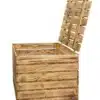 holztruhe geflammt truhe deckel