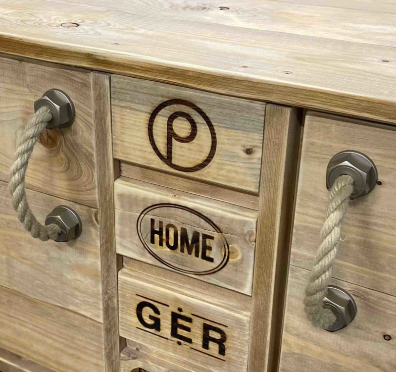 paletten kommode sideboard mit tuer