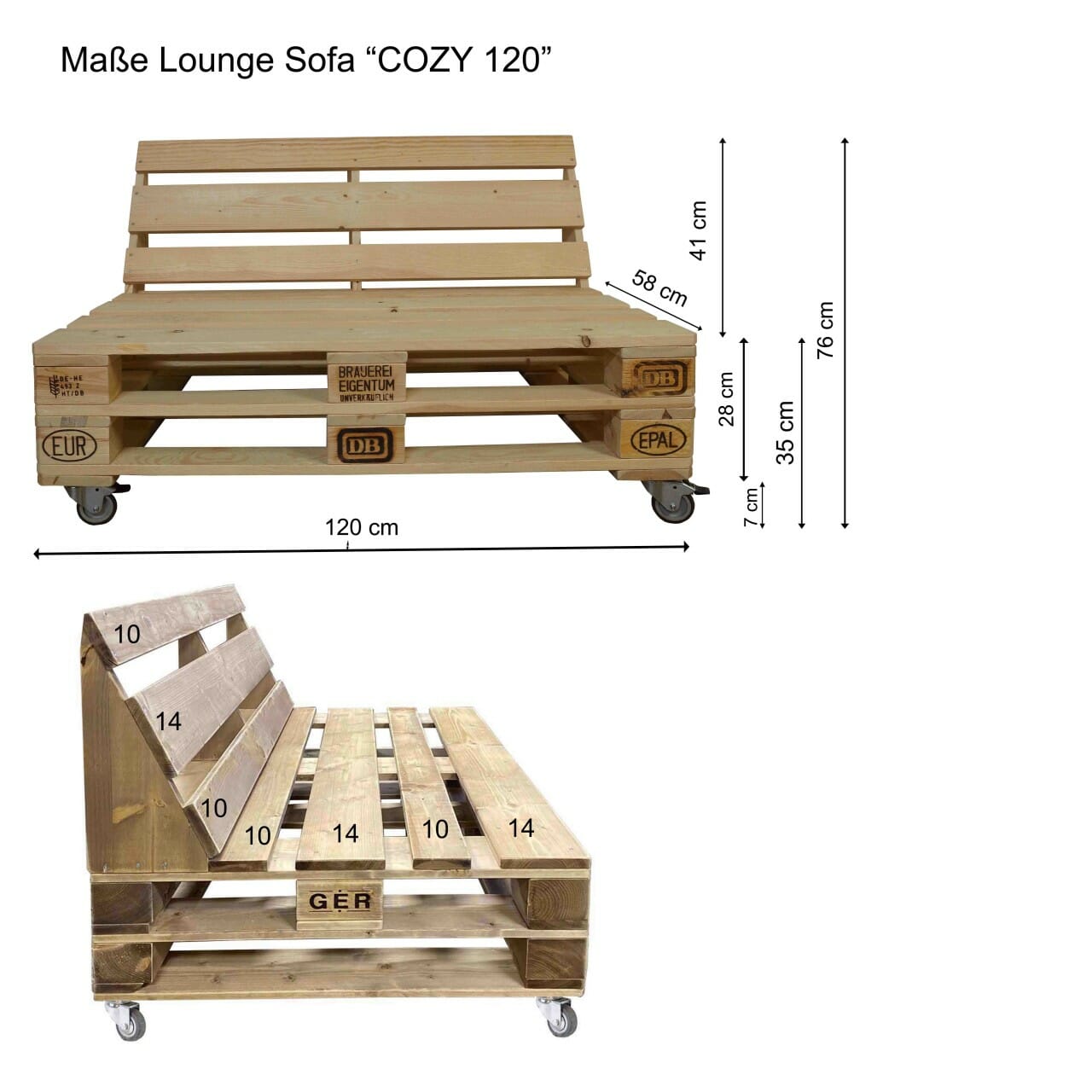 7 Getränkehalter Sofa-Ideen  möbelideen, möbel aus paletten, stuhl mit  armlehne