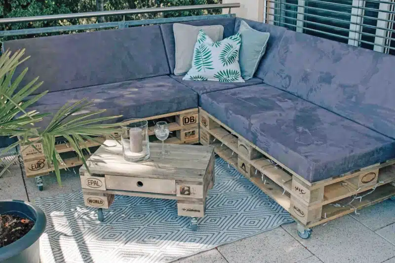 palettenlounge palettensofa set