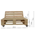 palettenlounge palettensofa set