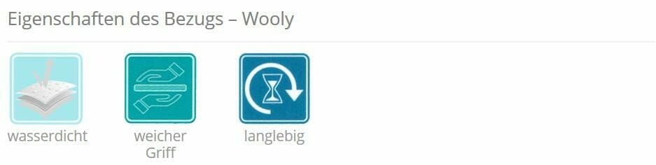 Palettenkissen aus Wolle-Pflegeanleitung