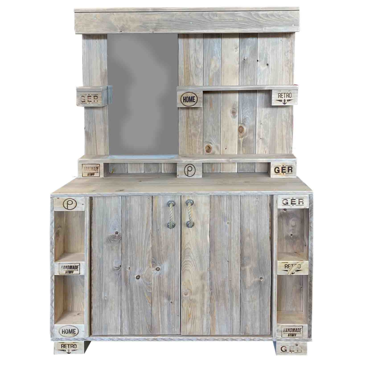 ᐅ Schrank aus Paletten - Eckschrank - Bar | Palettenmöbel Shop