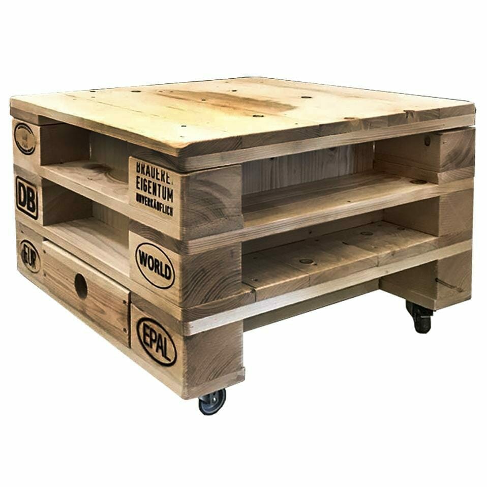 á Palettentisch Mit Deckel Stauraum Palettenmobel Shop