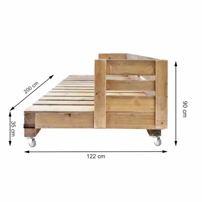 Palettensofa-Couch aus Paletten-Sofa aus Europaletten