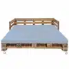 Palettensofa-Couch aus Paletten-Sofa aus Europaletten