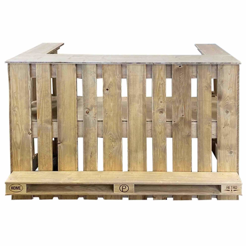 Bar aus Paletten-Theke-Tresen