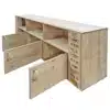 Große Kommode-TV-Schrank-Sideboard-Palettenmöbel