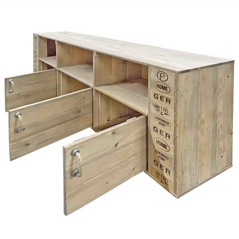 Große Kommode-TV-Schrank-Sideboard-Palettenmöbel