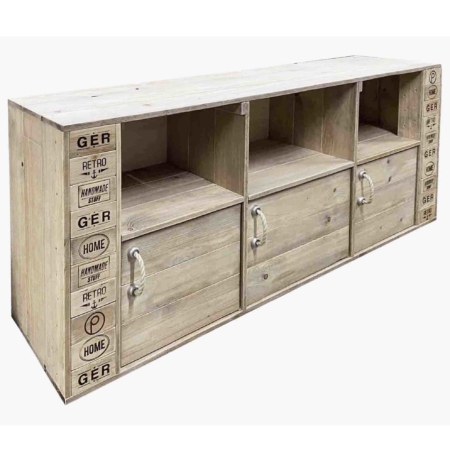 Große Kommode-TV-Schrank-Sideboard-Palettenmöbel