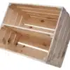 Holzkiste - Regalkiste - Obskiste - natur - 50x40x30cm – Bild 2