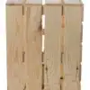 holzkiste natur mit regalfach