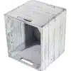Holzkisten Regal Ikea Kallax vintage weiss