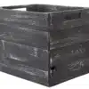 Kallax Regal Holzkiste-grau shabby chic