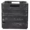 Kallax Regal Holzkiste-grau shabby chic