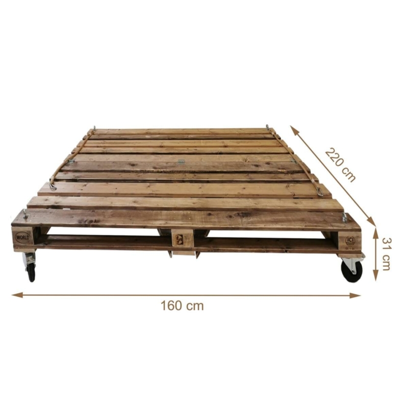 Palettenbett-Europaletten Bett-Paletten