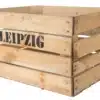 alte apfelkiste mit aufdruck leipzig
