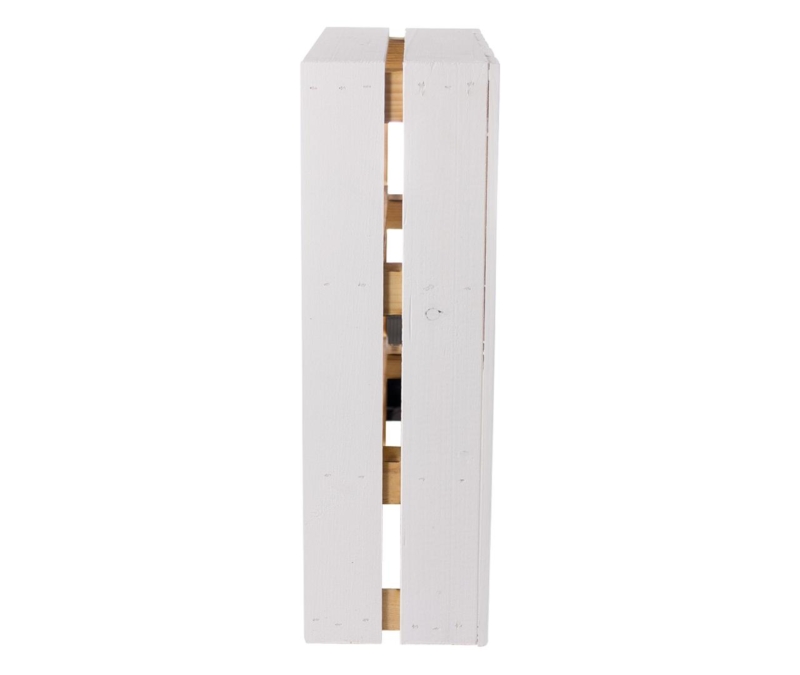 schmale-flache holzkiste-weiss-geflammt
