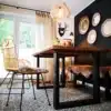 Massiver Esstisch aus Altholz
