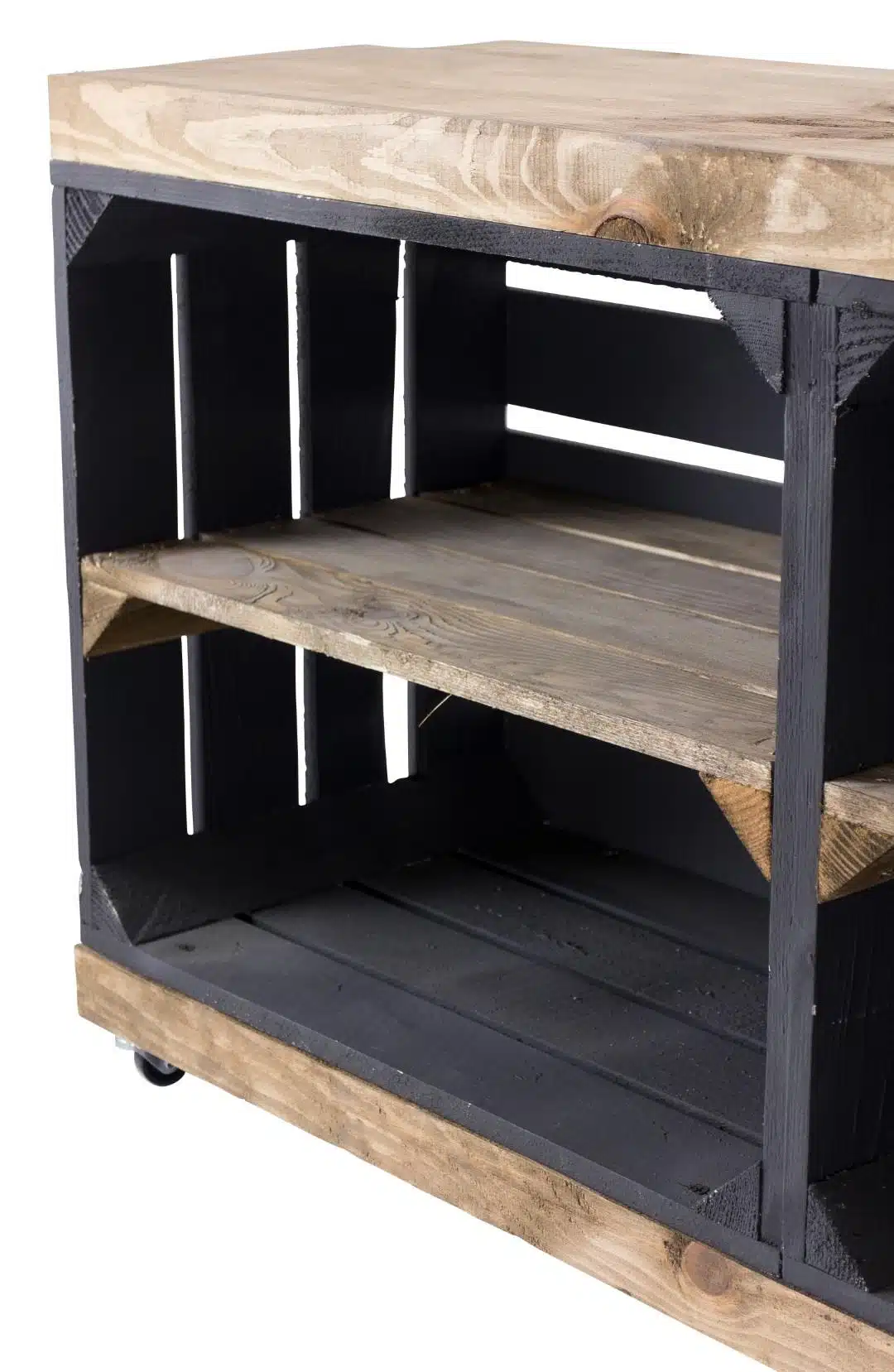 TV Schrank aus Regalkisten - Sitzkisten