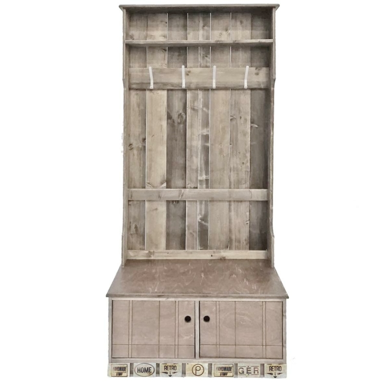 Paletten-Garderobe