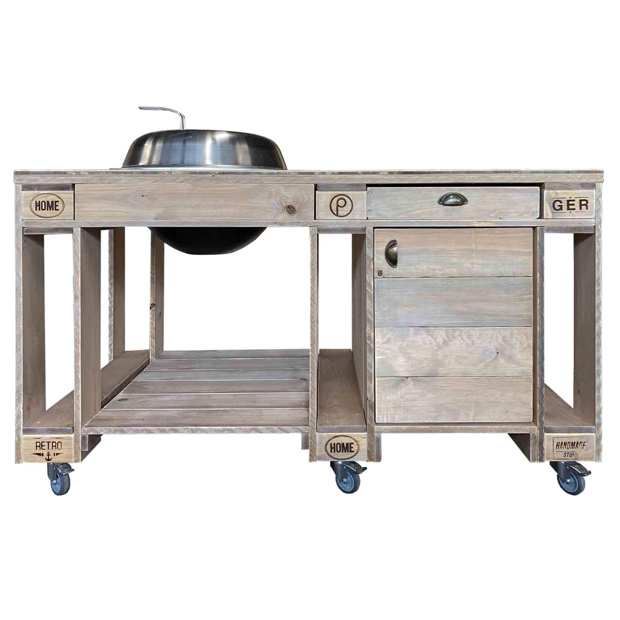 ᐅᐅ Outdoor Grill Tisch Saris Garage Shop | Palettenmöbel kaufen ᐅᐅ Outdoor Grill Tisch Saris Garage Shop | Palettenmöbel kaufen