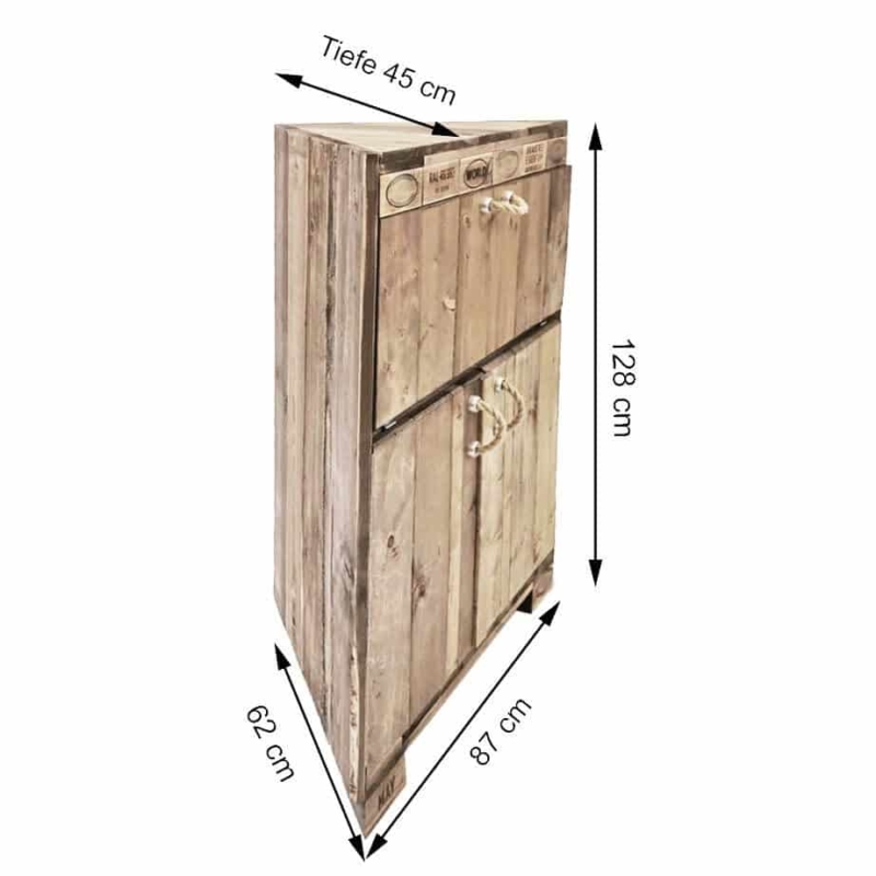 Paletten Eckschrank Eckbar