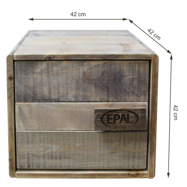 ᐅᐅ Stapelbare Würfel-Paletten-Kommode | Palettenmöbel