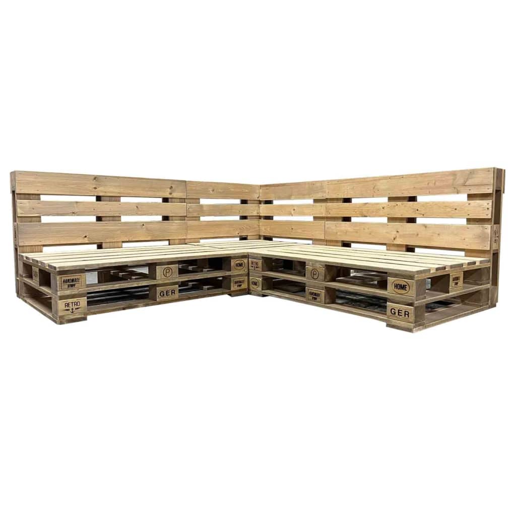 ᐅ Paletten Lounge 3er Kombination | Palettenmöbel Shop