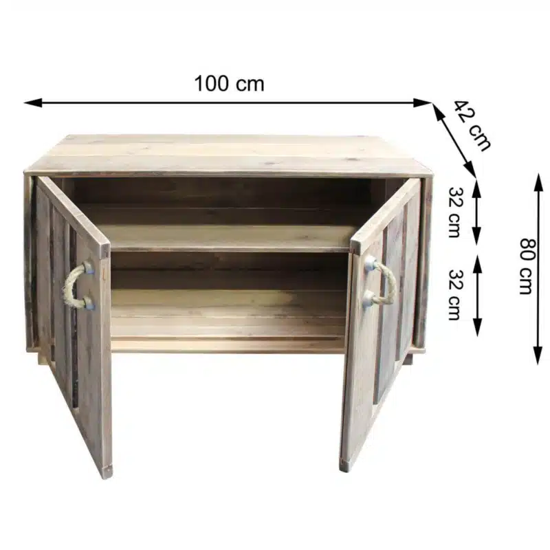 Palettenmöbel-Sideboard