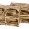 Flache Regalkiste mit tollem Look
