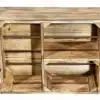 Flache Regalkiste mit tollem Look