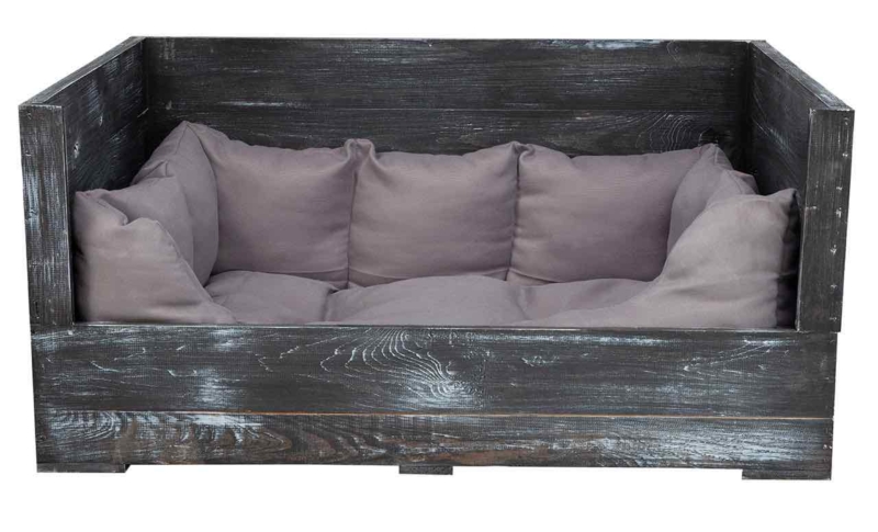 Hundesofa aus Holz - Hundekörbchen