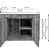 Premium Outdoor Küche Holz - Grilltisch - Palettenmöbel – Bild 12