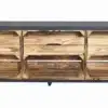 Holzkisten Kommode in geflammt mit Schubladen