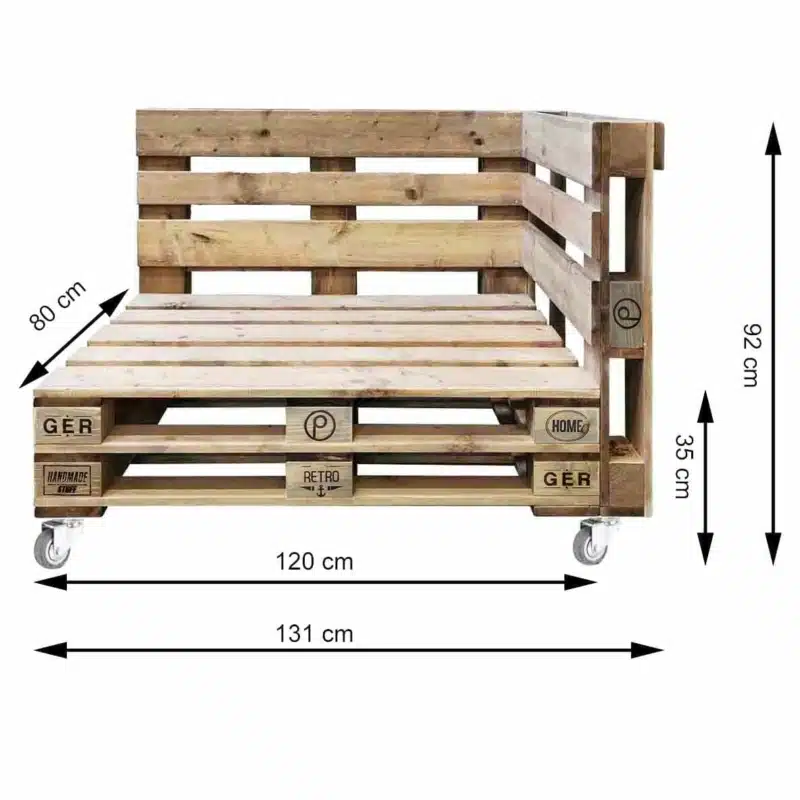 Loungesofa aus Paletten Palettenmöbel