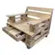 Lounge Sessel aus Palettenholz