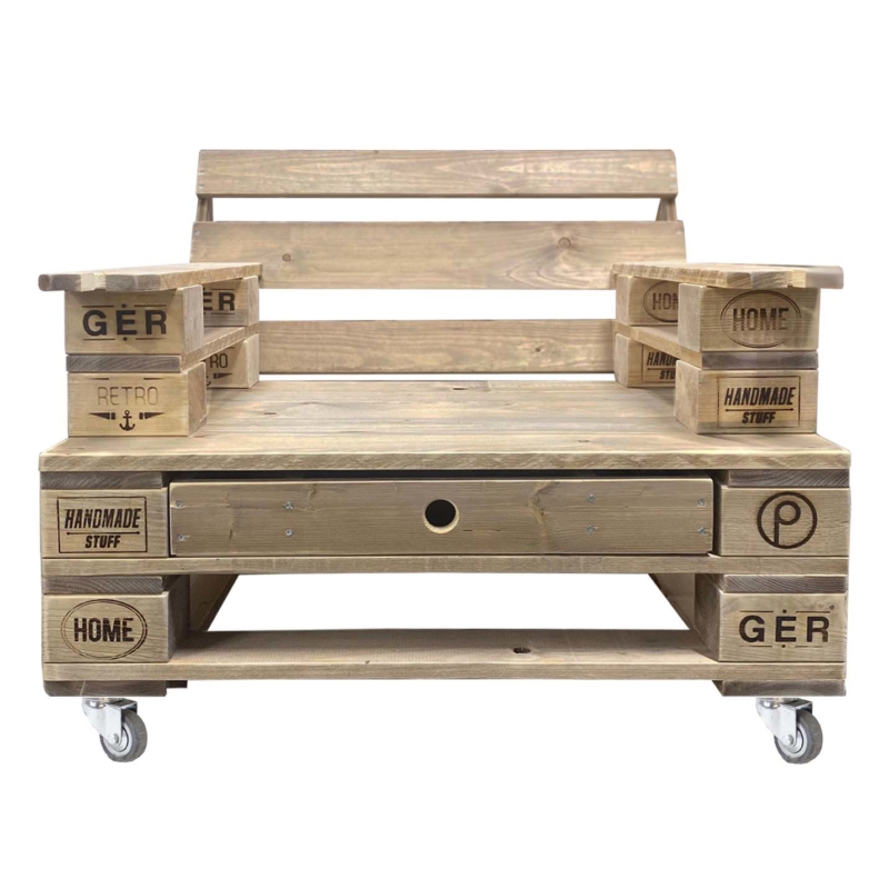 Lounge Sessel aus Palettenholz