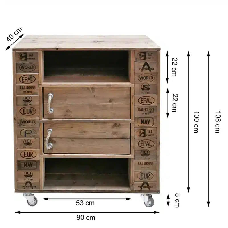 Palettenmöbel Kommode