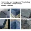 Sitzbank mit Rückenlehne im Bauholz Look