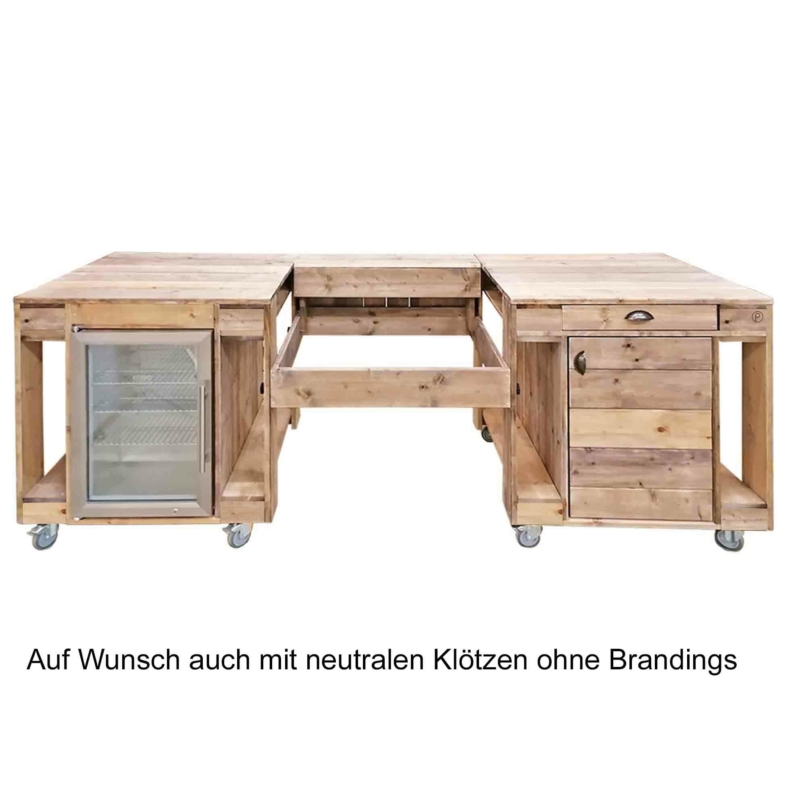 Outdoorküche aus Paletten