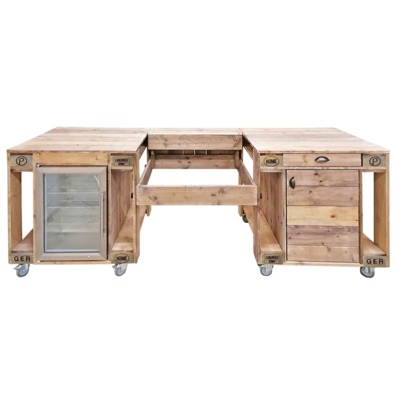 Outdoorküche aus Paletten