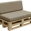 beige paletten polster set
