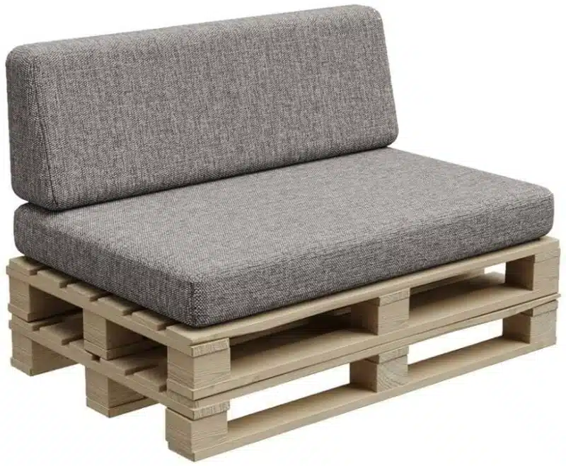 paletten lounge polster set grau