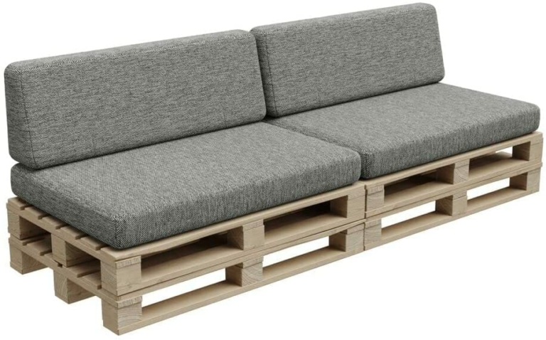 Elegantes Paletten Kissen Outdoor Bild